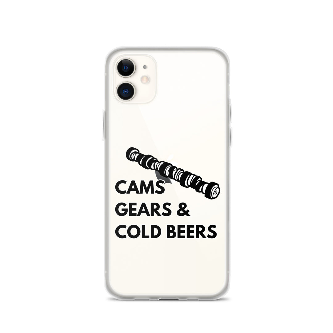 Cams Gears & Cold Beers Iphone Case