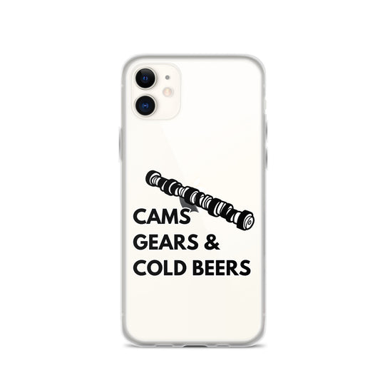 Cams Gears & Cold Beers Iphone Case