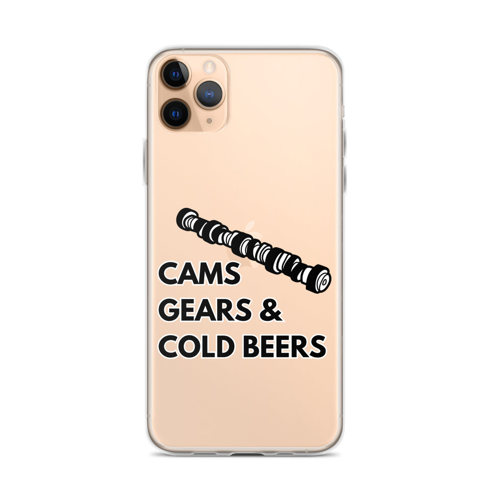 Cams Gears & Cold Beers Iphone Case