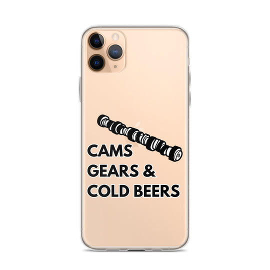 Cams Gears & Cold Beers Iphone Case
