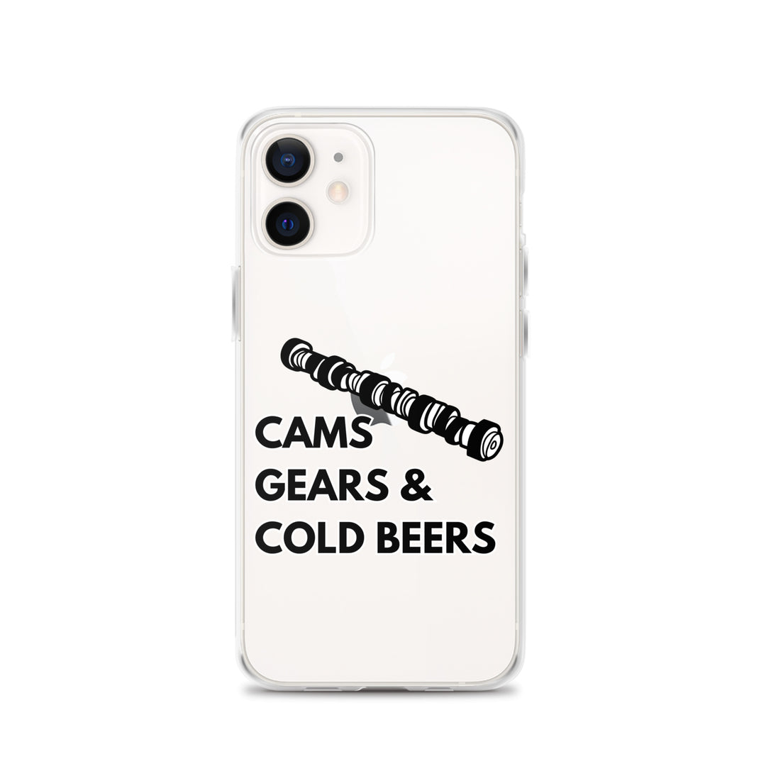Cams Gears & Cold Beers Iphone Case