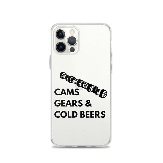 Cams Gears & Cold Beers Iphone Case