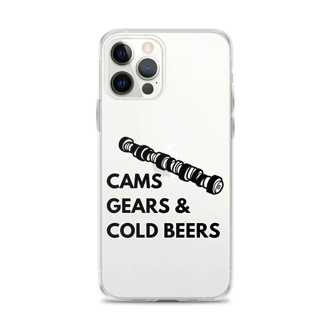 Cams Gears & Cold Beers Iphone Case