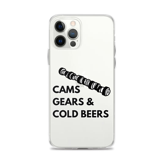Cams Gears & Cold Beers Iphone Case