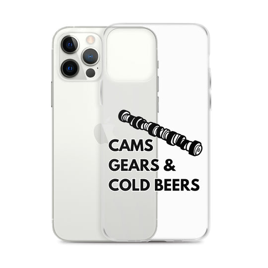 Cams Gears & Cold Beers Iphone Case