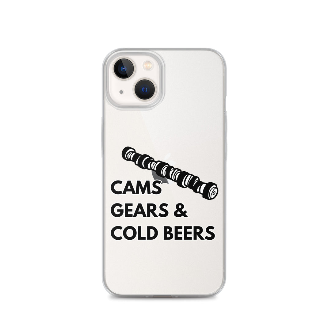 Cams Gears & Cold Beers Iphone Case