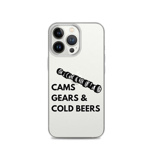 Cams Gears & Cold Beers Iphone Case
