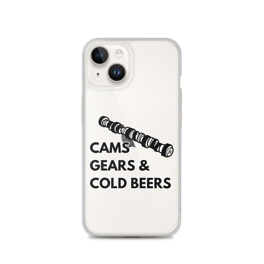 Cams Gears & Cold Beers Iphone Case