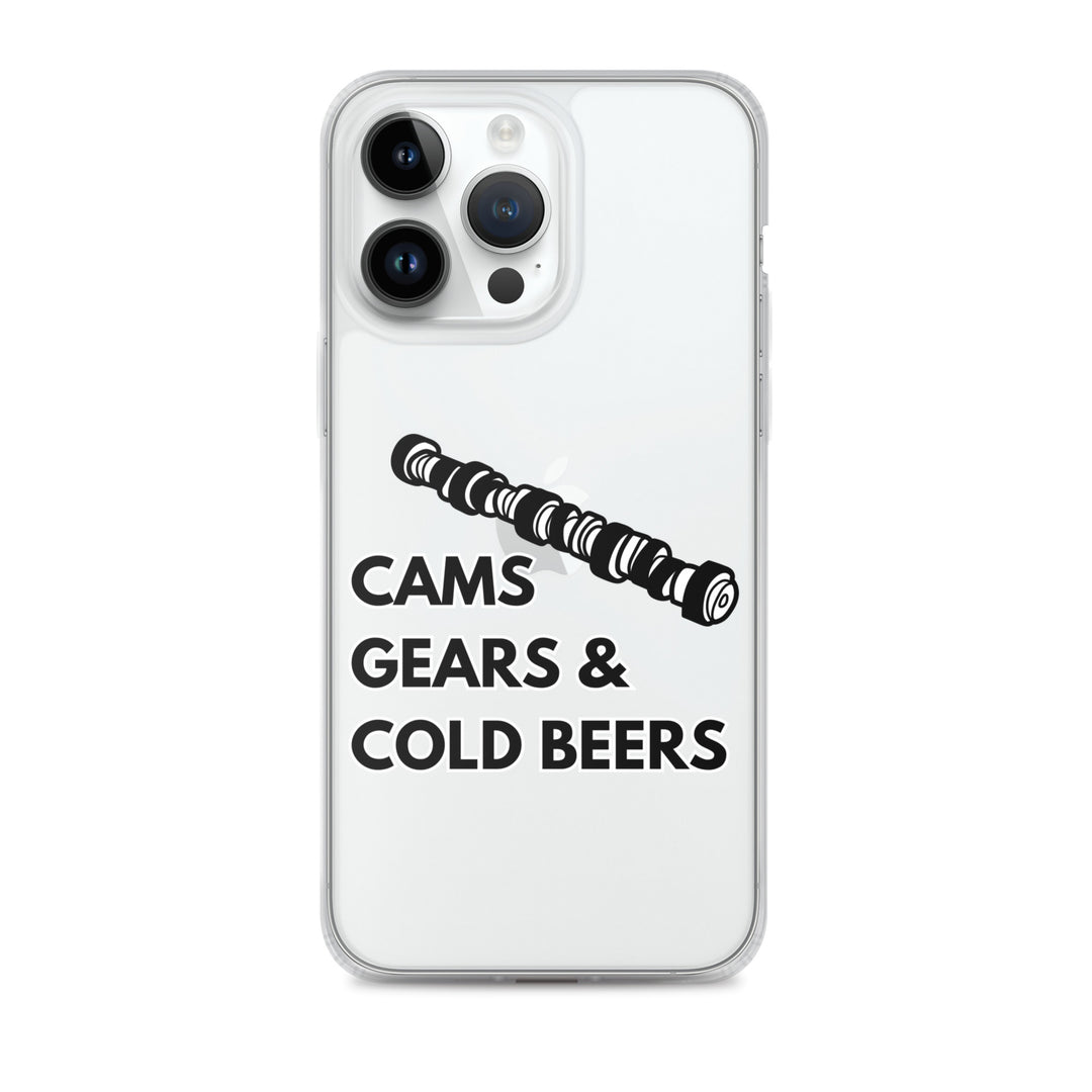 Cams Gears & Cold Beers Iphone Case