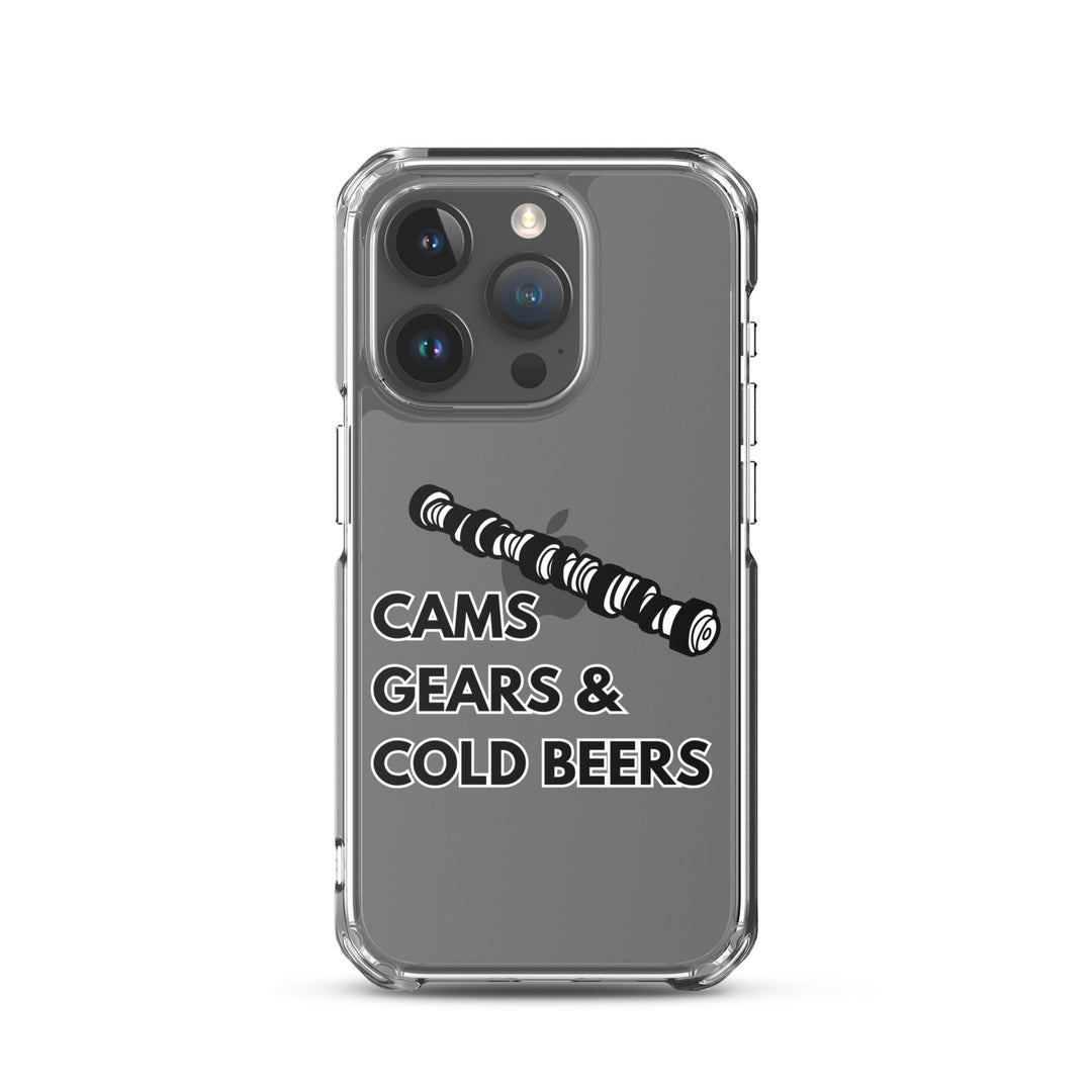 Cams Gears & Cold Beers Iphone Case