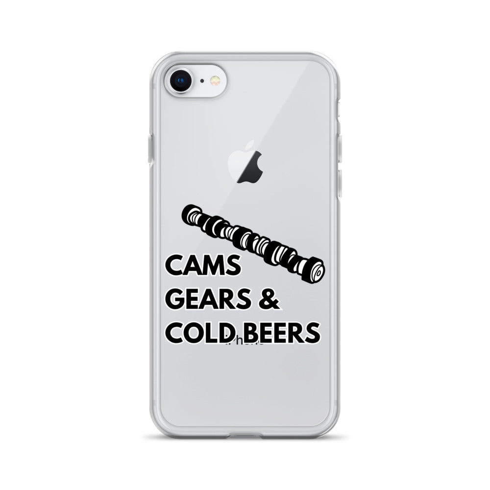 Cams Gears & Cold Beers Iphone Case
