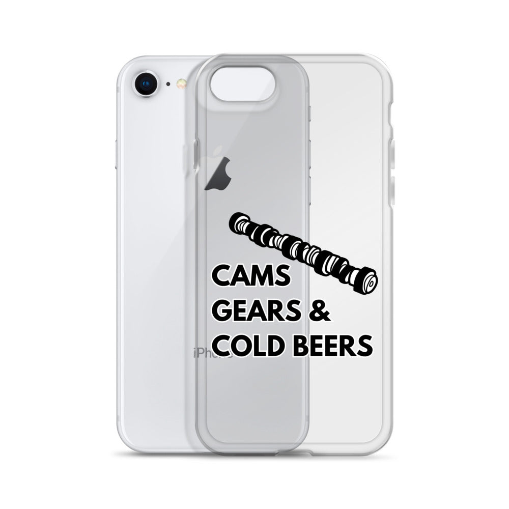 Cams Gears & Cold Beers Iphone Case