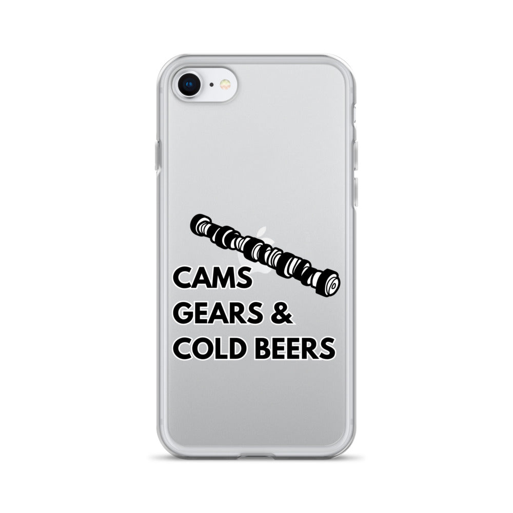 Cams Gears & Cold Beers Iphone Case