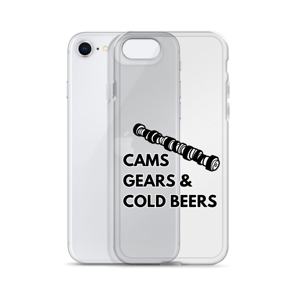 Cams Gears & Cold Beers Iphone Case
