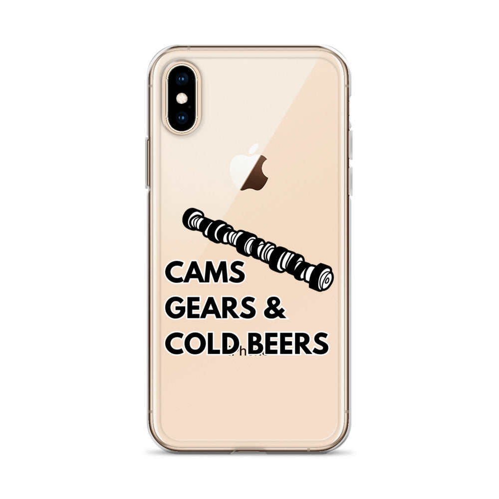 Cams Gears & Cold Beers Iphone Case