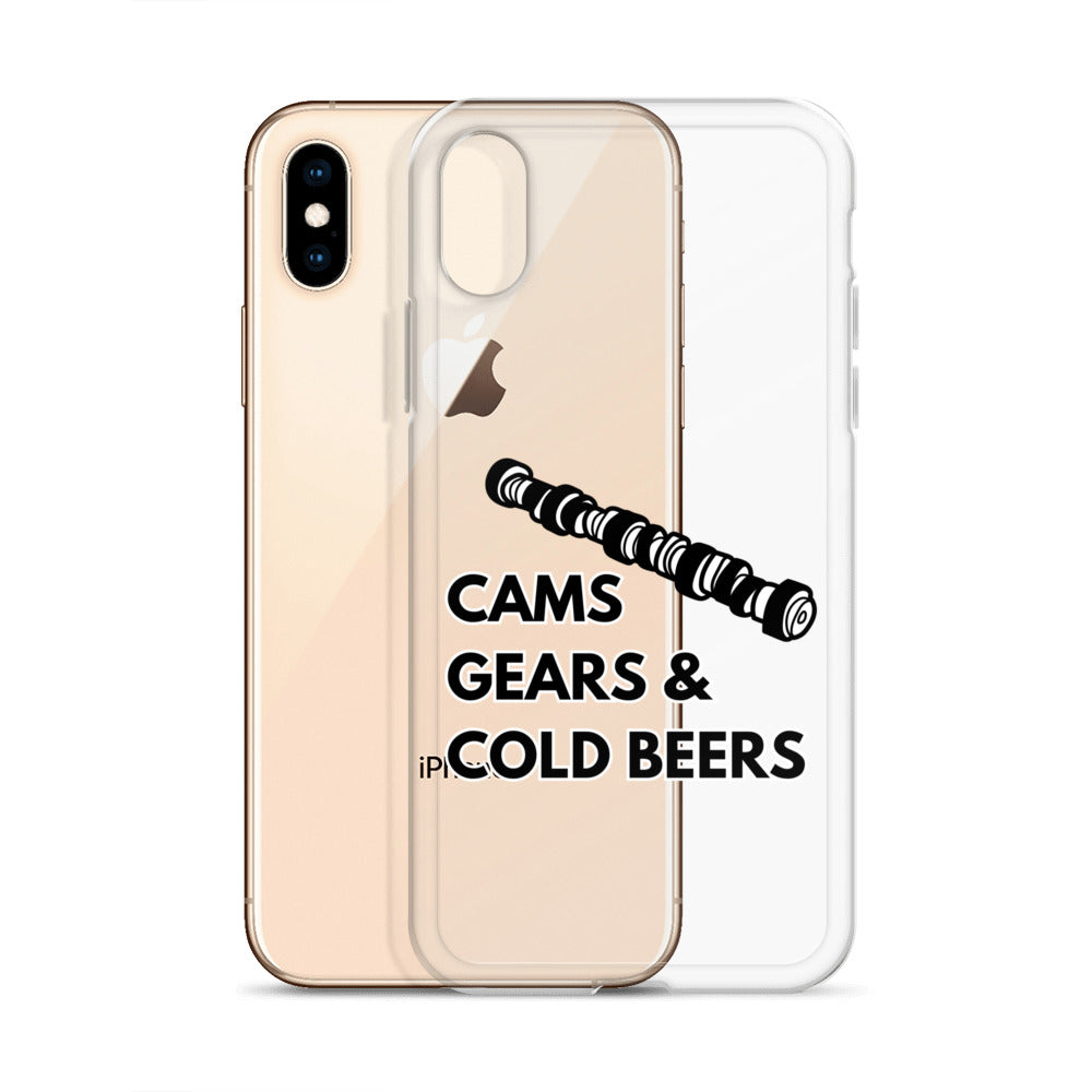 Cams Gears & Cold Beers Iphone Case