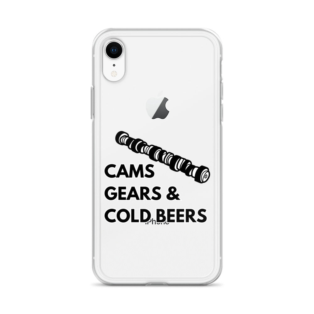 Cams Gears & Cold Beers Iphone Case